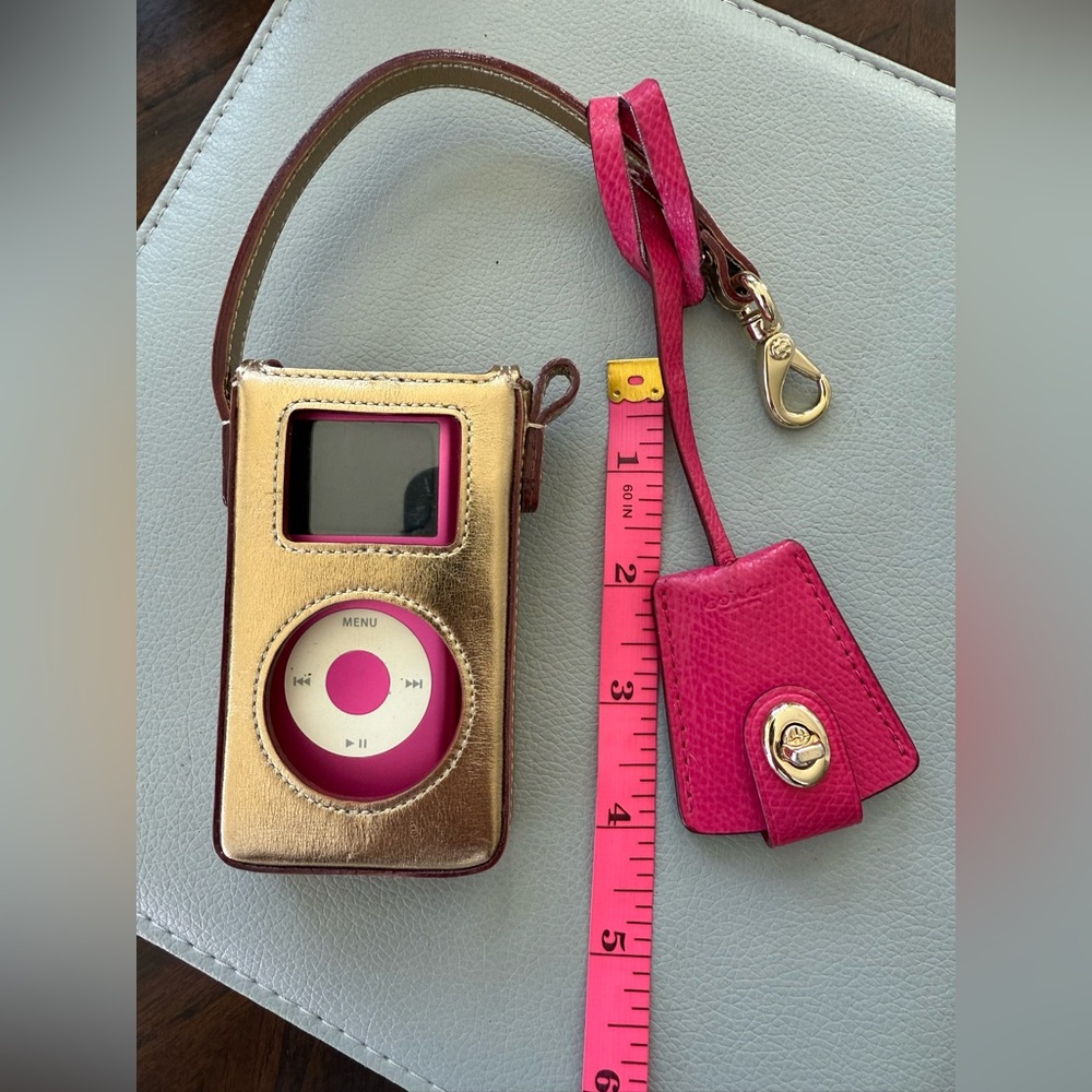 Y2K Bag Charm Bundle Coach Pink Clochette Kate Spade iPod Holder Pink iPod - Picture 8 of 15
